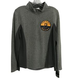 NBA Indiana Pacers Top Medium Womens New With Tags Quarter Zip Long Sleeve M
